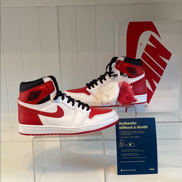 Nike Jordan 1 Retro Heritage Red Wh Blk 2022sneakers